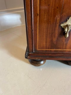 Antique George III Quality Walnut Kneehole Desk