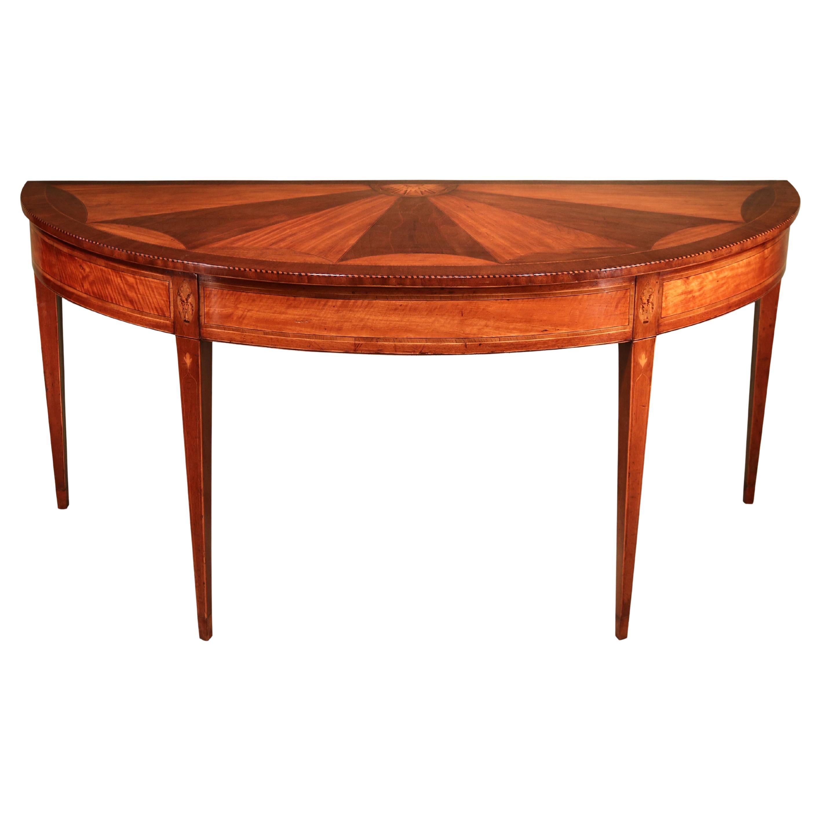 Antiker Konsolentisch aus Satinholz und Padoukholz aus der George-III-Periode im Angebot