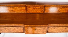Antique George III Scottish Flame Mahogany Sideboard 19th Century