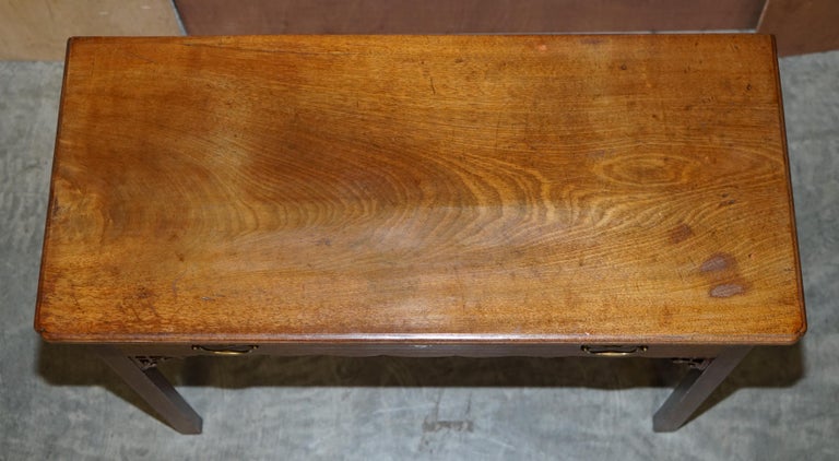 Antique George III Side Table circa 1760 Very Heavy Hardwood ...