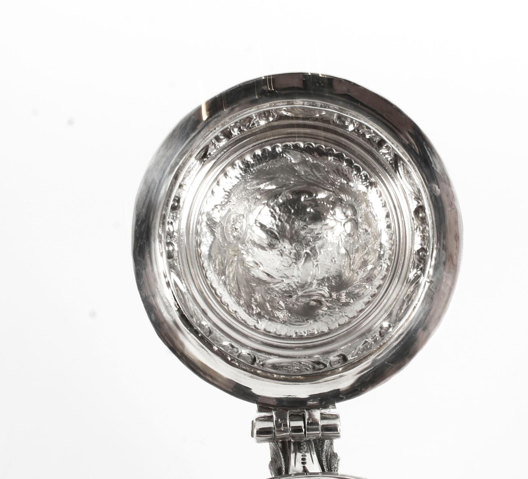 Antique George III Silver Tankard London by John King 1774, 18th Century 3