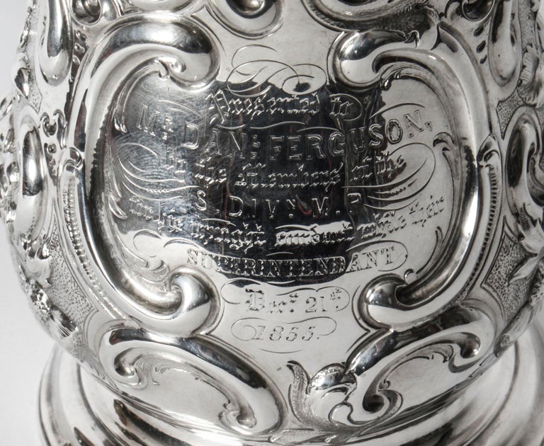 Mid-18th Century Antique George III Silver Tankard London by John Swift, 1763, 18th Century For Sale