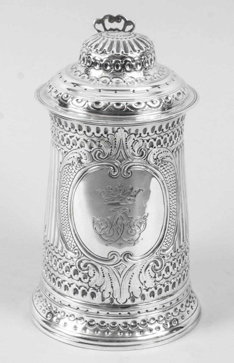 Late 18th Century Antique George III Silver Tankard Peter & Anne Bateman London, 1793
