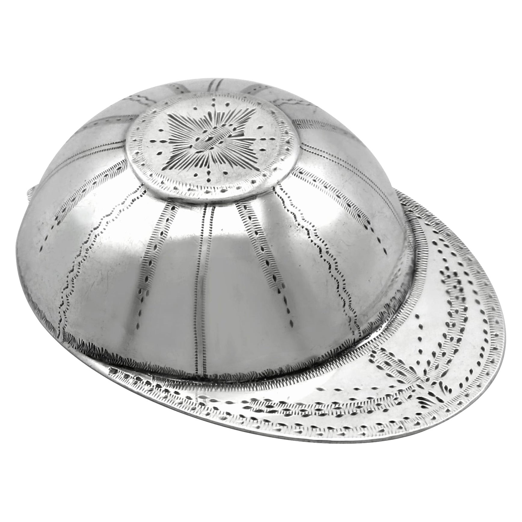 Antiker George III.- Caddy-Löffel aus Sterlingsilber