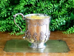 Antique George III Sterling Silver Christening Mug (1817)