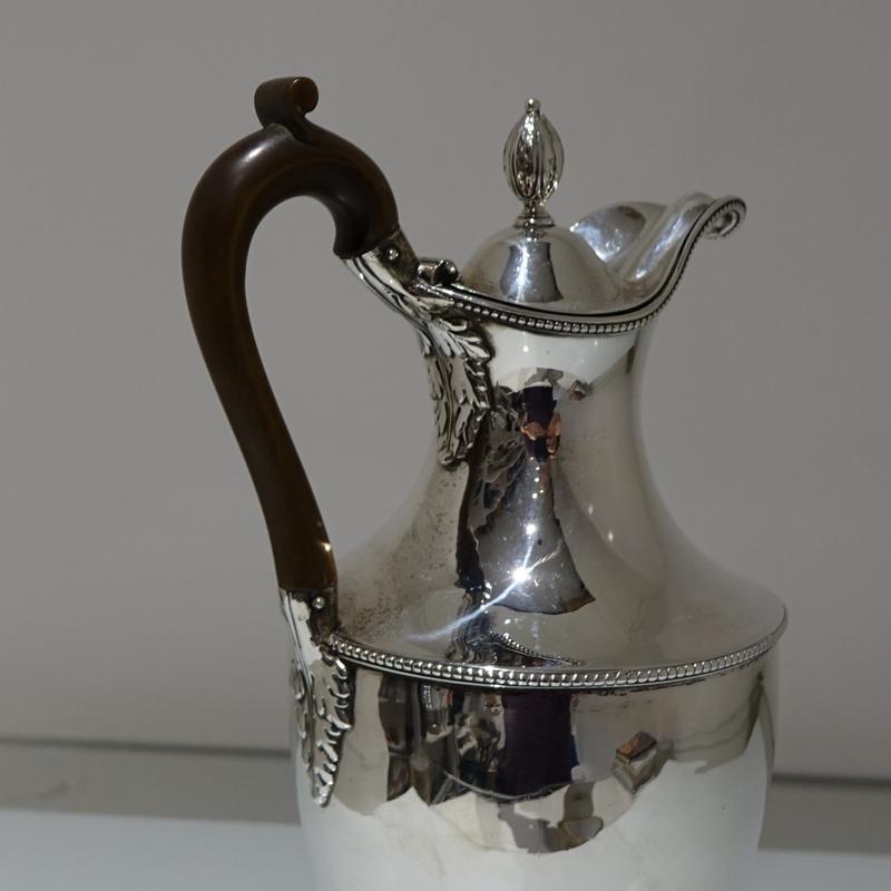 Antique George III Sterling Silver Coffee Jug London 1779 John Scofield 5