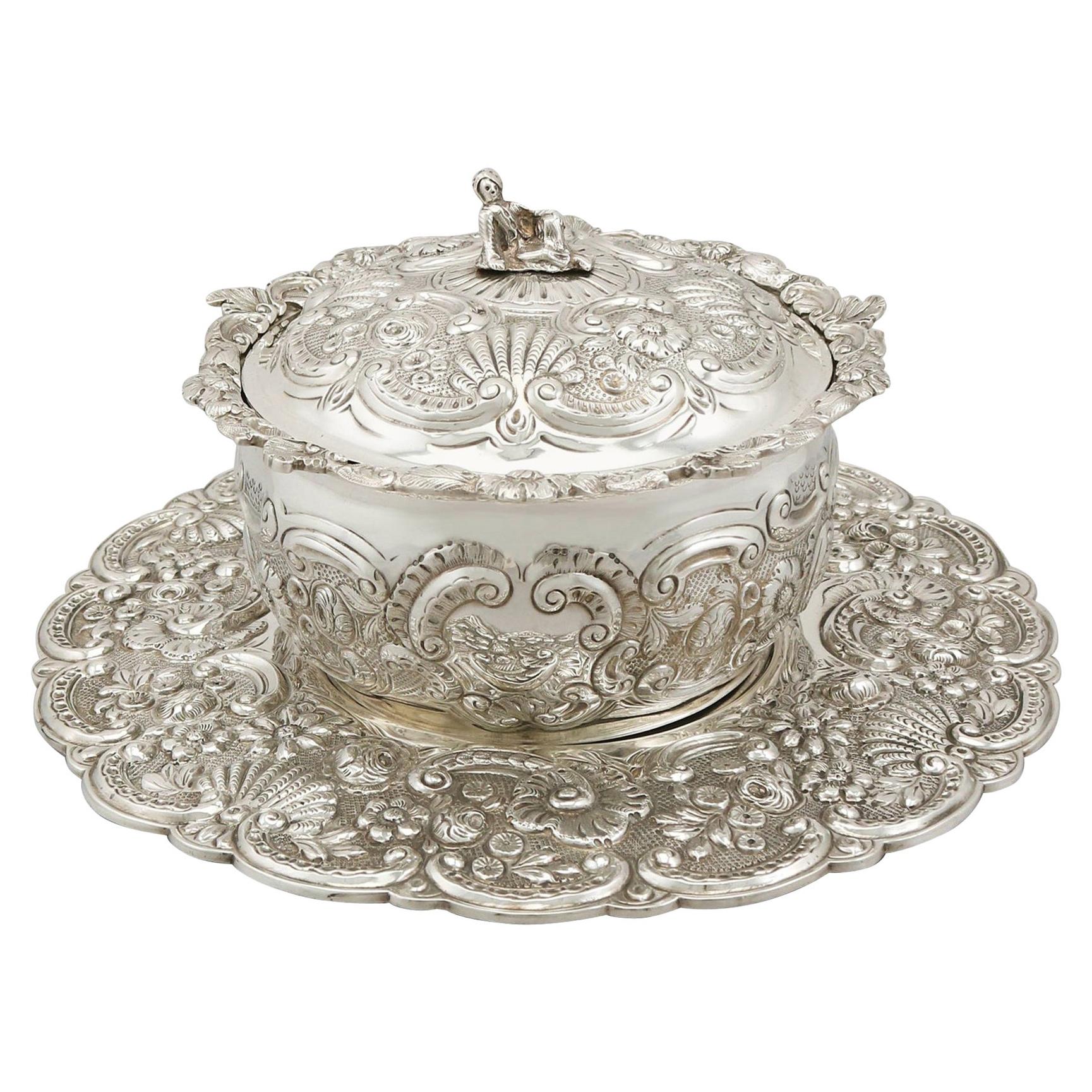 Sterling Silver Dish with Handles by Tane Orfebres For Sale at 1stDibs