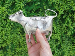 Antique George III Sterling Silver Cow Creamer