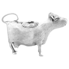 Antique George III Sterling Silver Cow Creamer