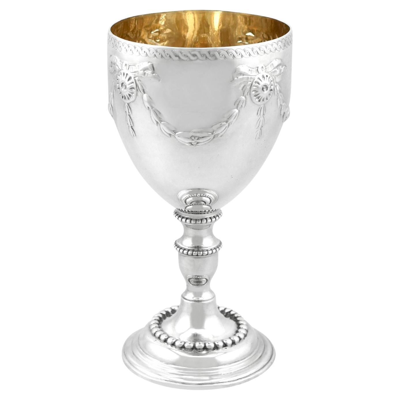 Antique George III Sterling Silver Goblet 