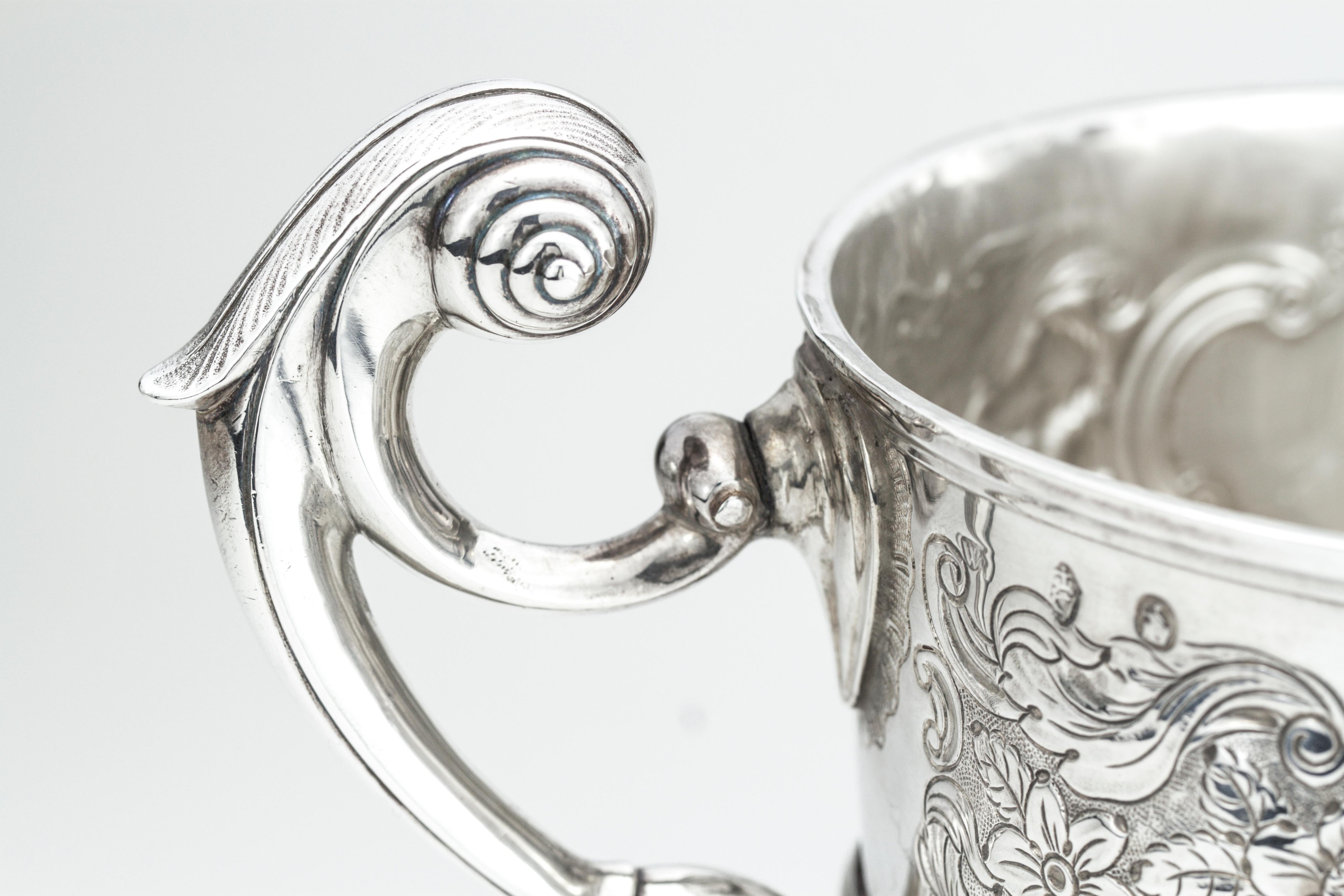 Late 18th Century Antique George 'III' Sterling Silver Irish Cup