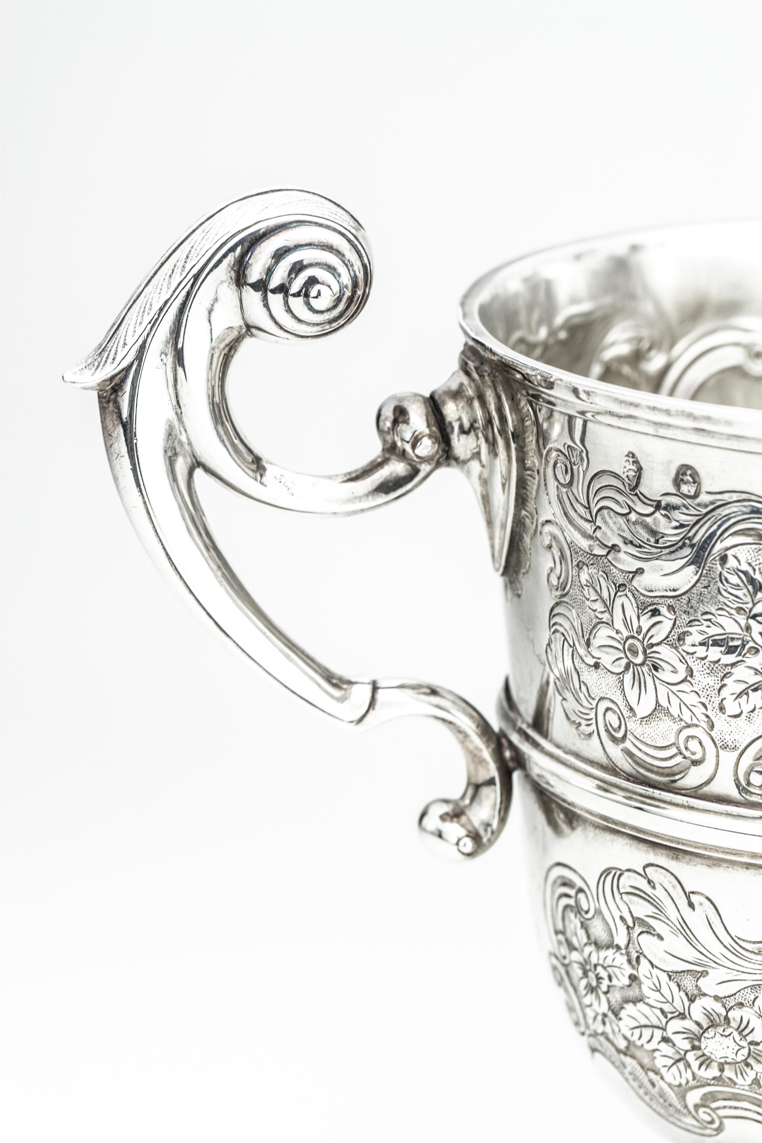 Antique George 'III' Sterling Silver Irish Cup 1
