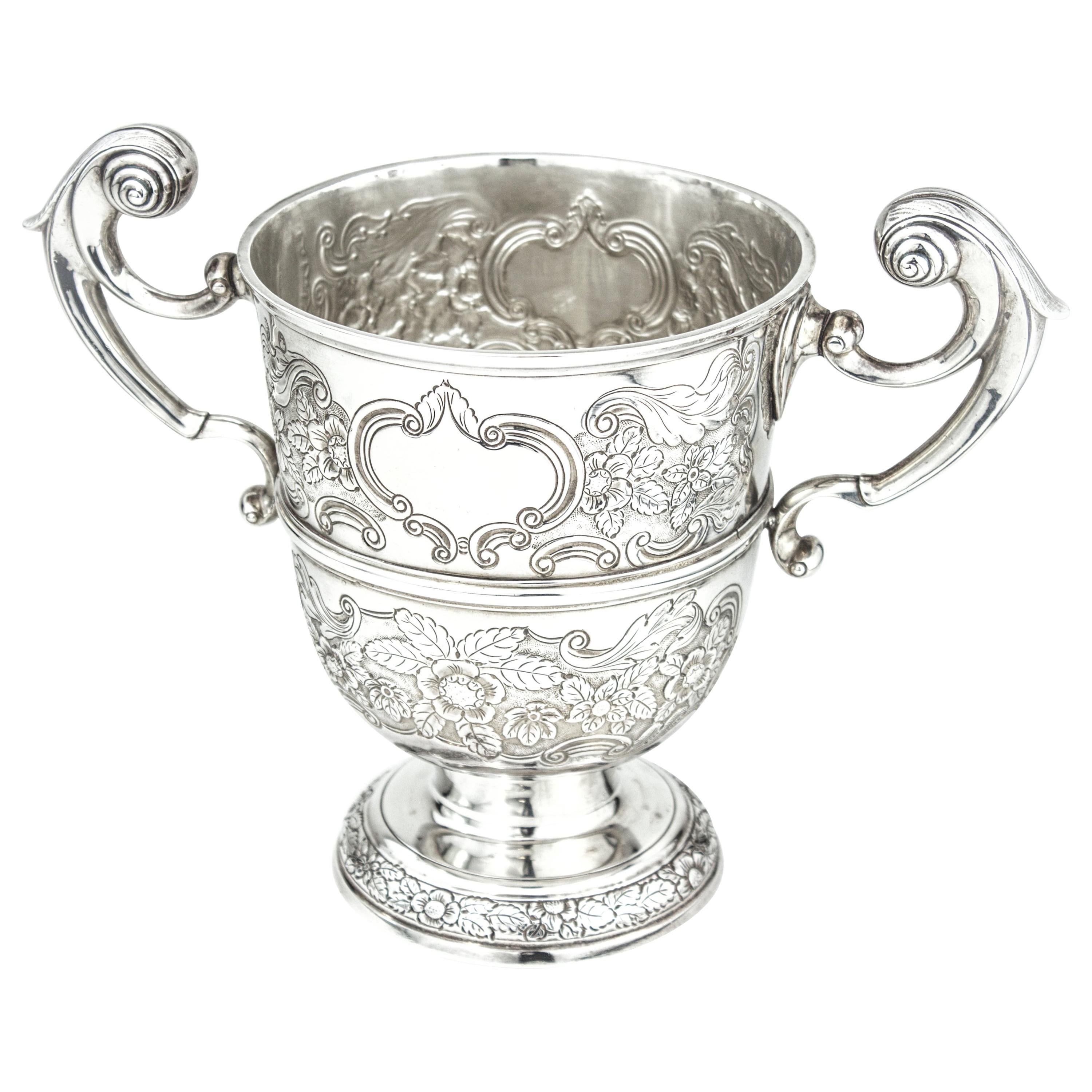 Antique George 'III' Sterling Silver Irish Cup