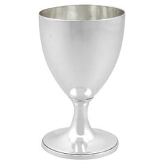 Used George III Sterling Silver Lady's Goblet 1792