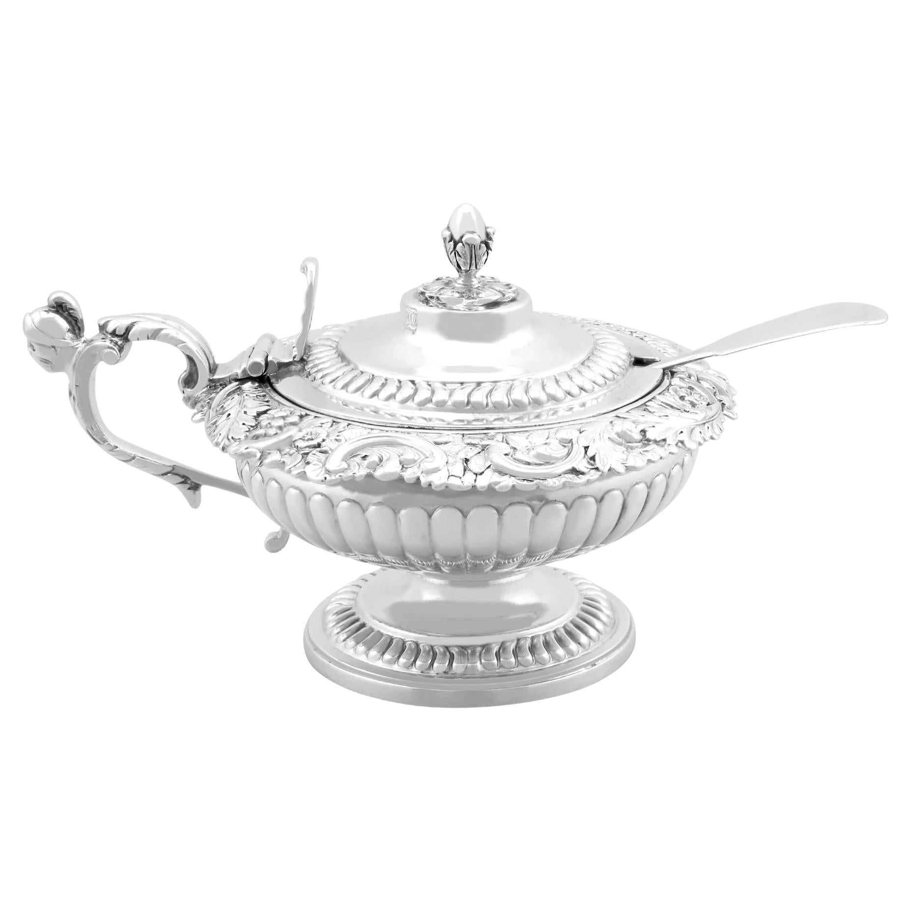 Antique George III Sterling Silver Mustard Pot (1817)