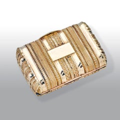 Antique George III Sterling Silver Purse Vinaigrette