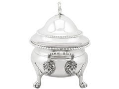 Antike antike George III. Suppenterrine aus Sterlingsilber