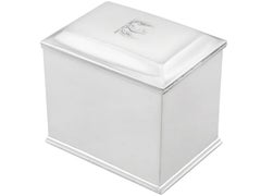 Antique George III Sterling Silver Tea Caddy (1763)