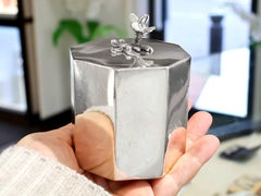 Antico porta tè in argento sterling di Giorgio III (1818)