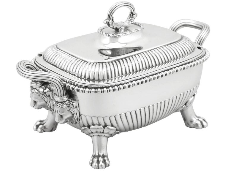 Antique III Sterling Silver Tureens 1810 For Sale at 1stDibs