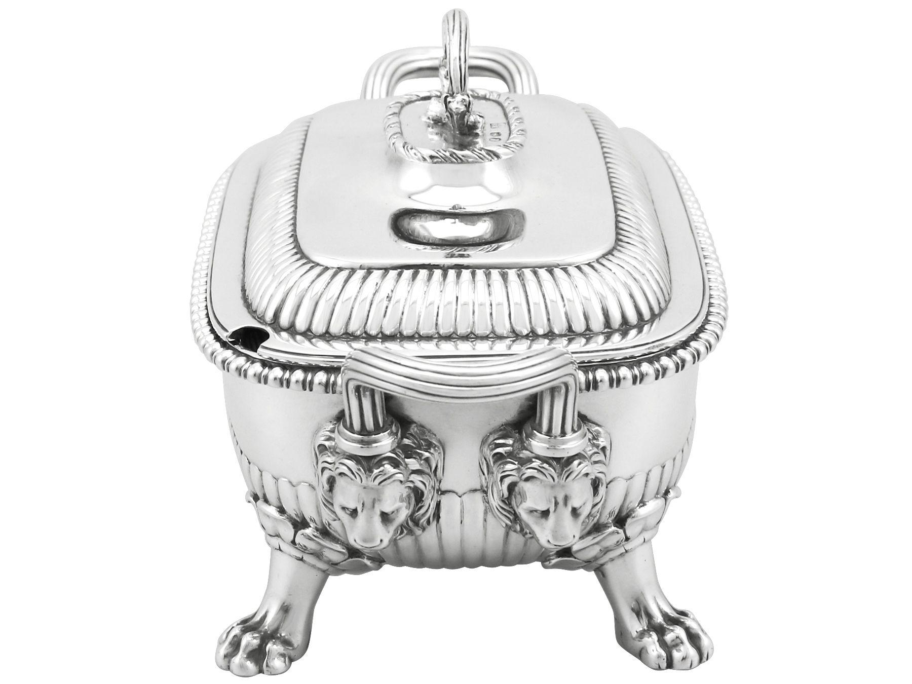 Antique George III Sterling Silver Tureens 1810 For Sale 3