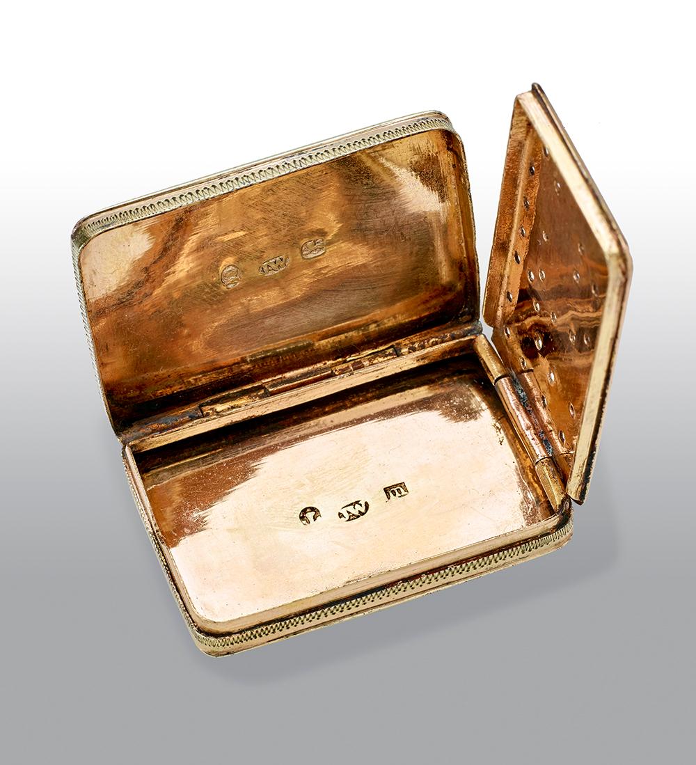 Antique George III Sterling Silver Vinaigrette In Good Condition For Sale In Uckfield, Sussex