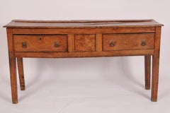 Antikes Sideboard aus Ulmenholz im George-III-Stil