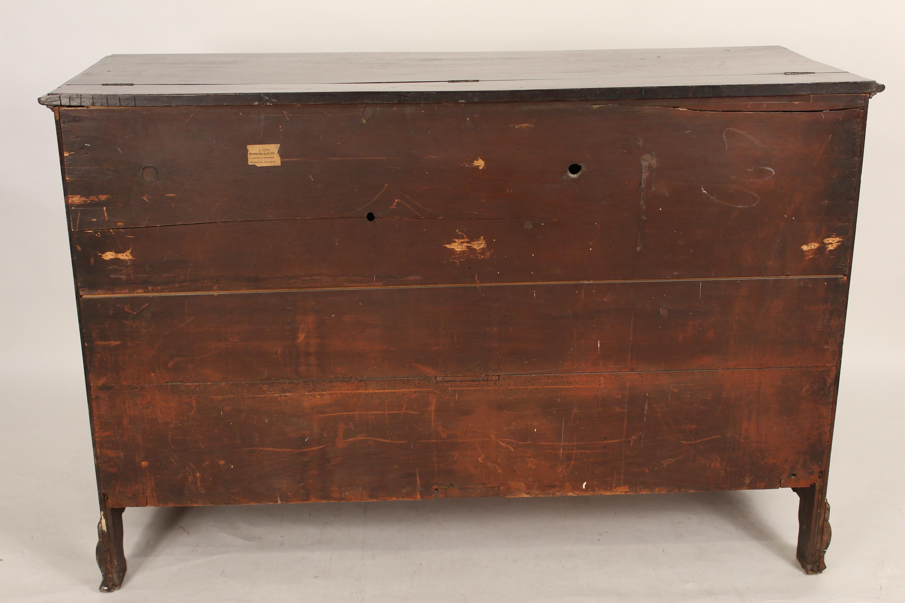 Antique George III Style Mahogany Mule Chest 7