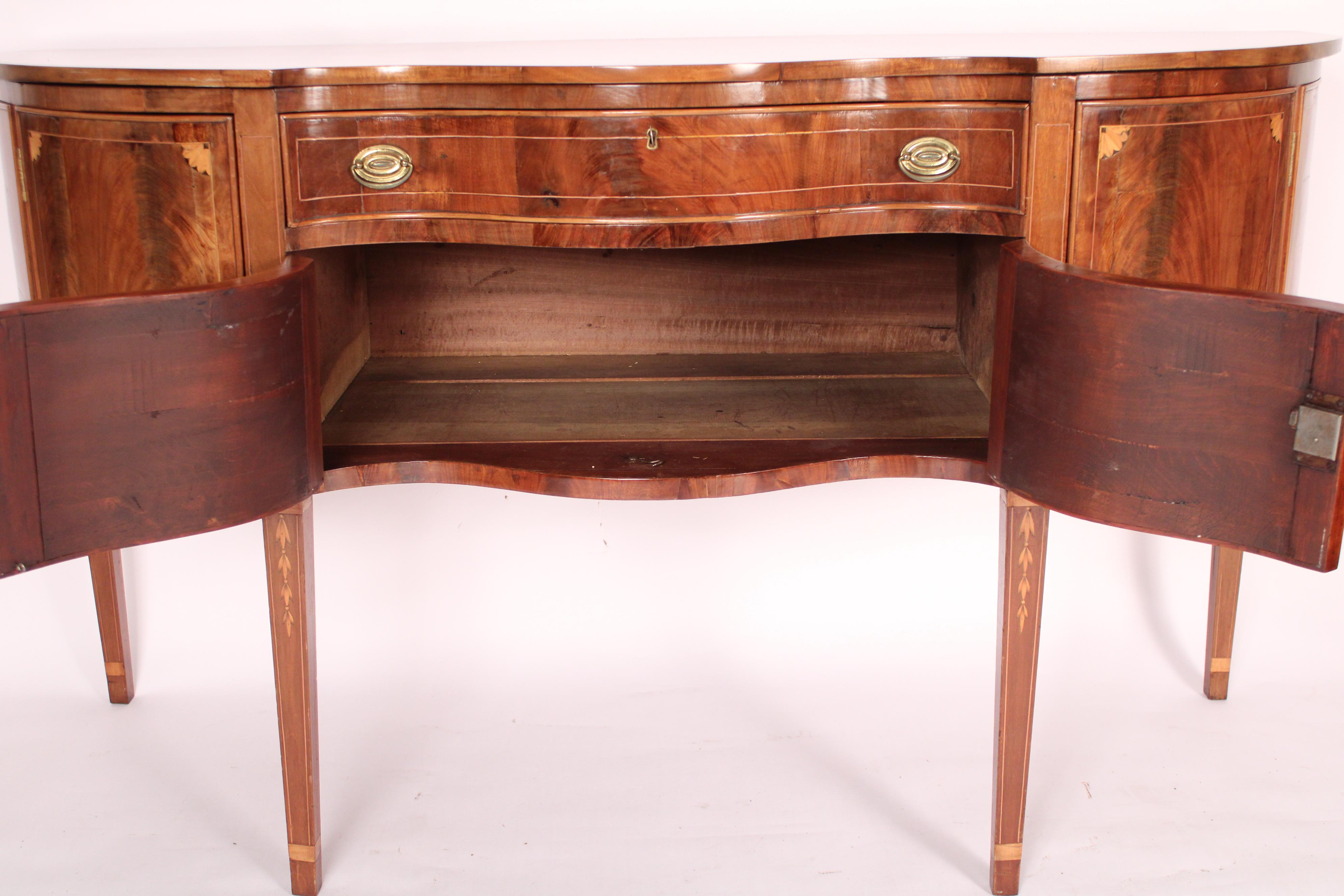 Antica credenza in mogano in stile Giorgio III in vendita 7