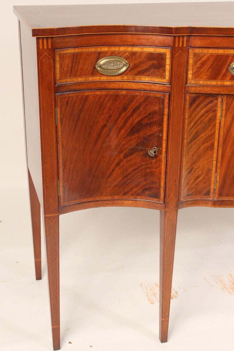 Antique George III Style Mahogany Sideboard For Sale 2