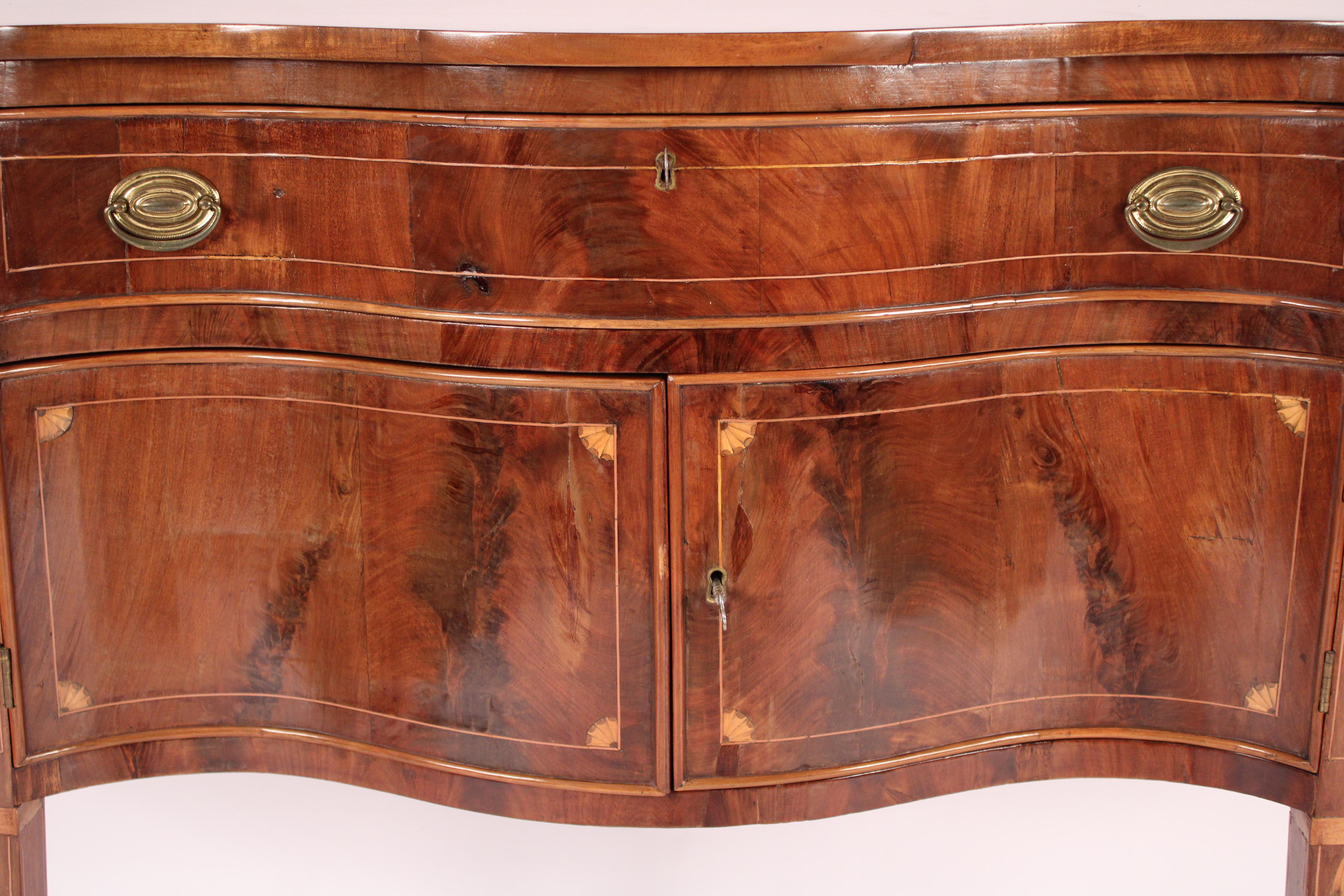 Antica credenza in mogano in stile Giorgio III in vendita 3