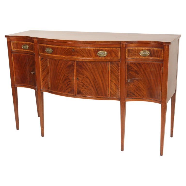 Antique George III Style Mahogany Sideboard For Sale