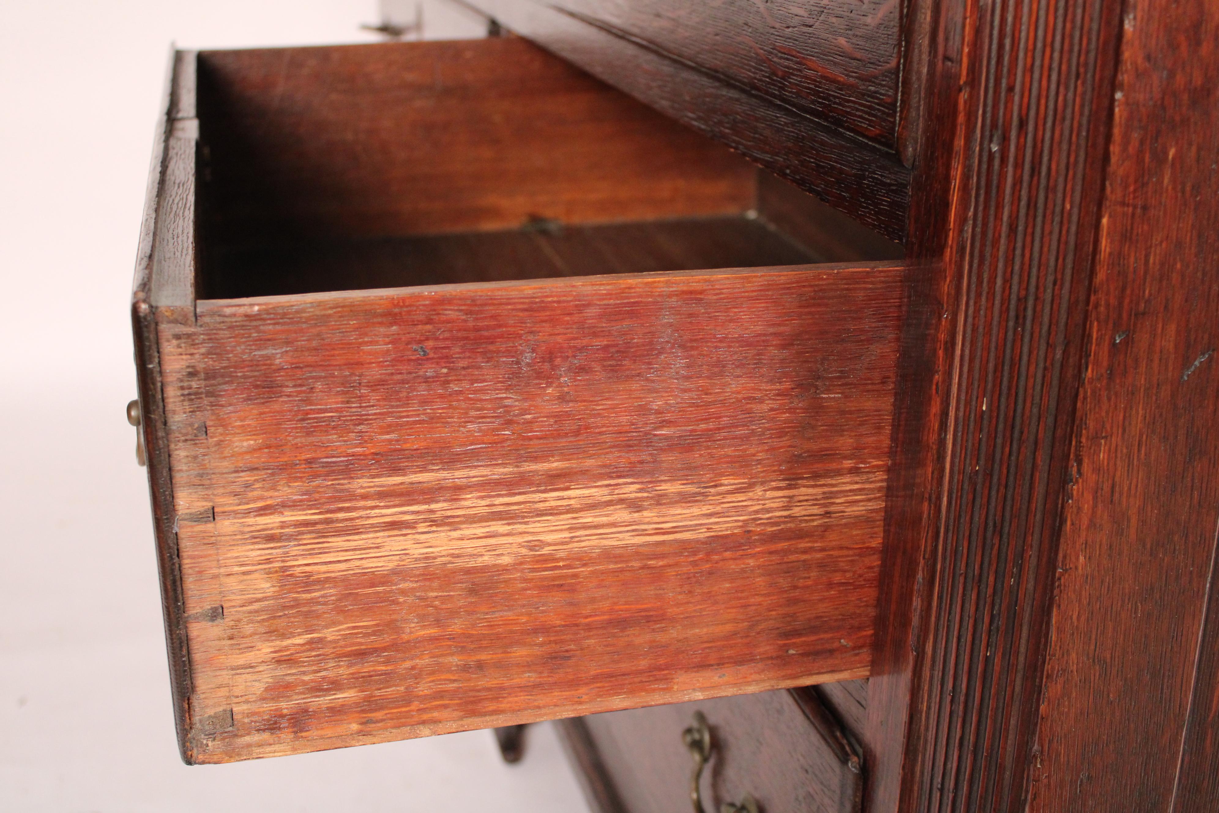Antique George III Style Oak Mule Chest 7