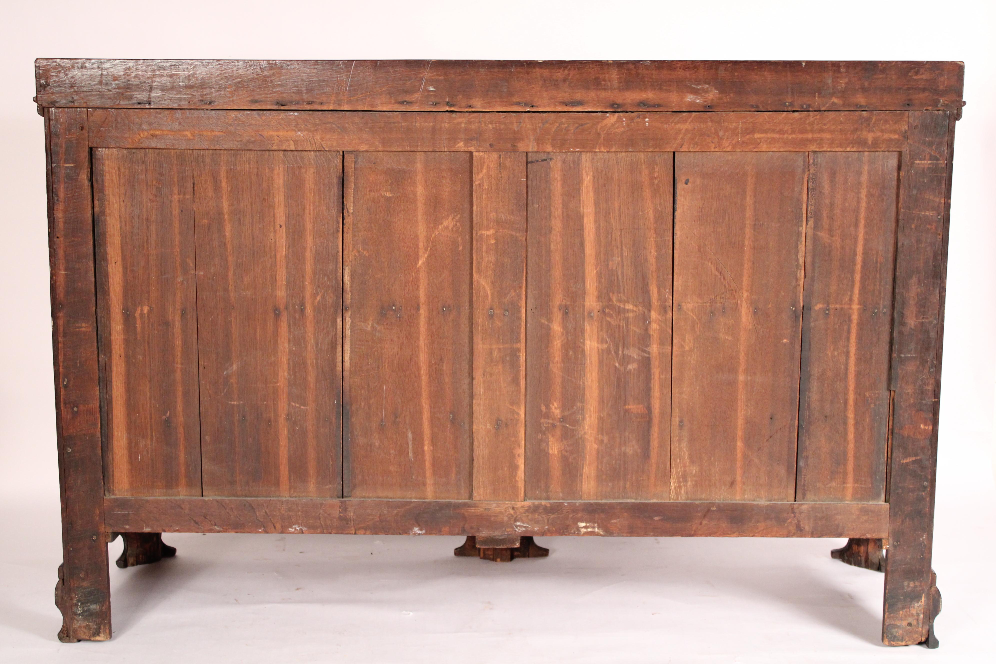Antique George III Style Oak Mule Chest 8