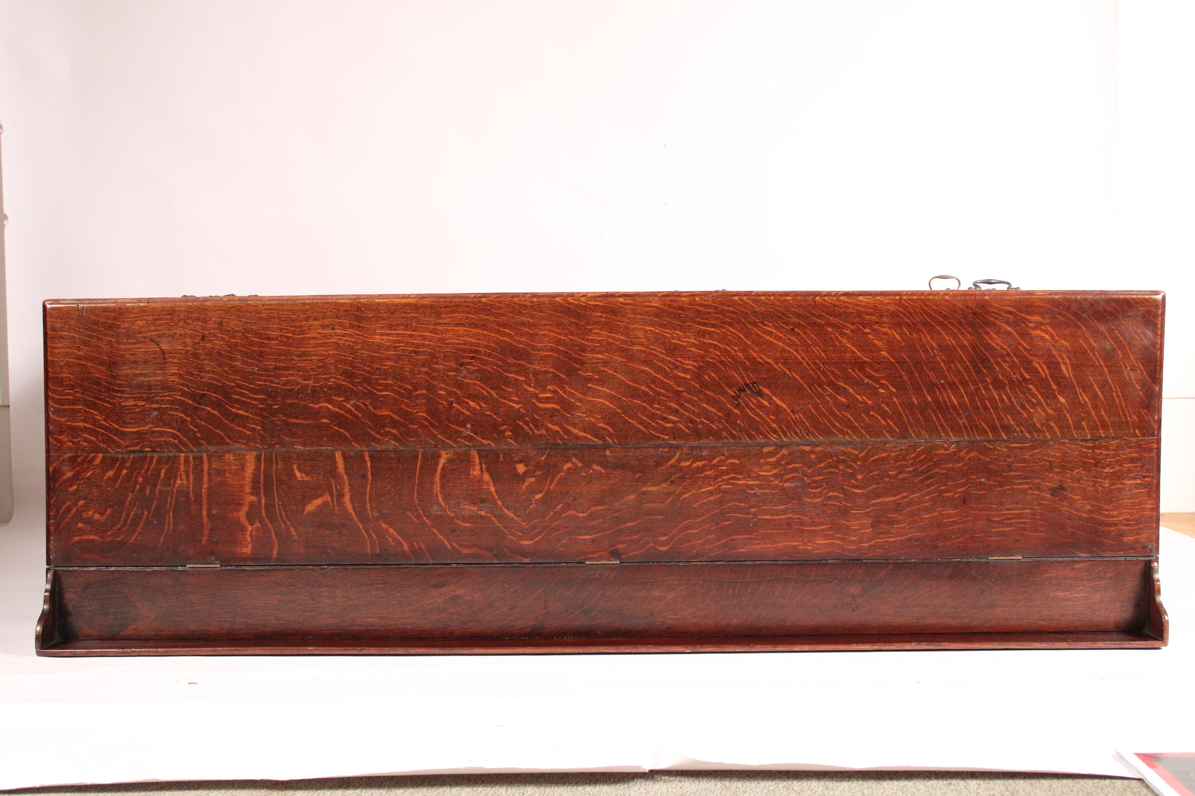19th Century Antique George III Style Oak Mule Chest