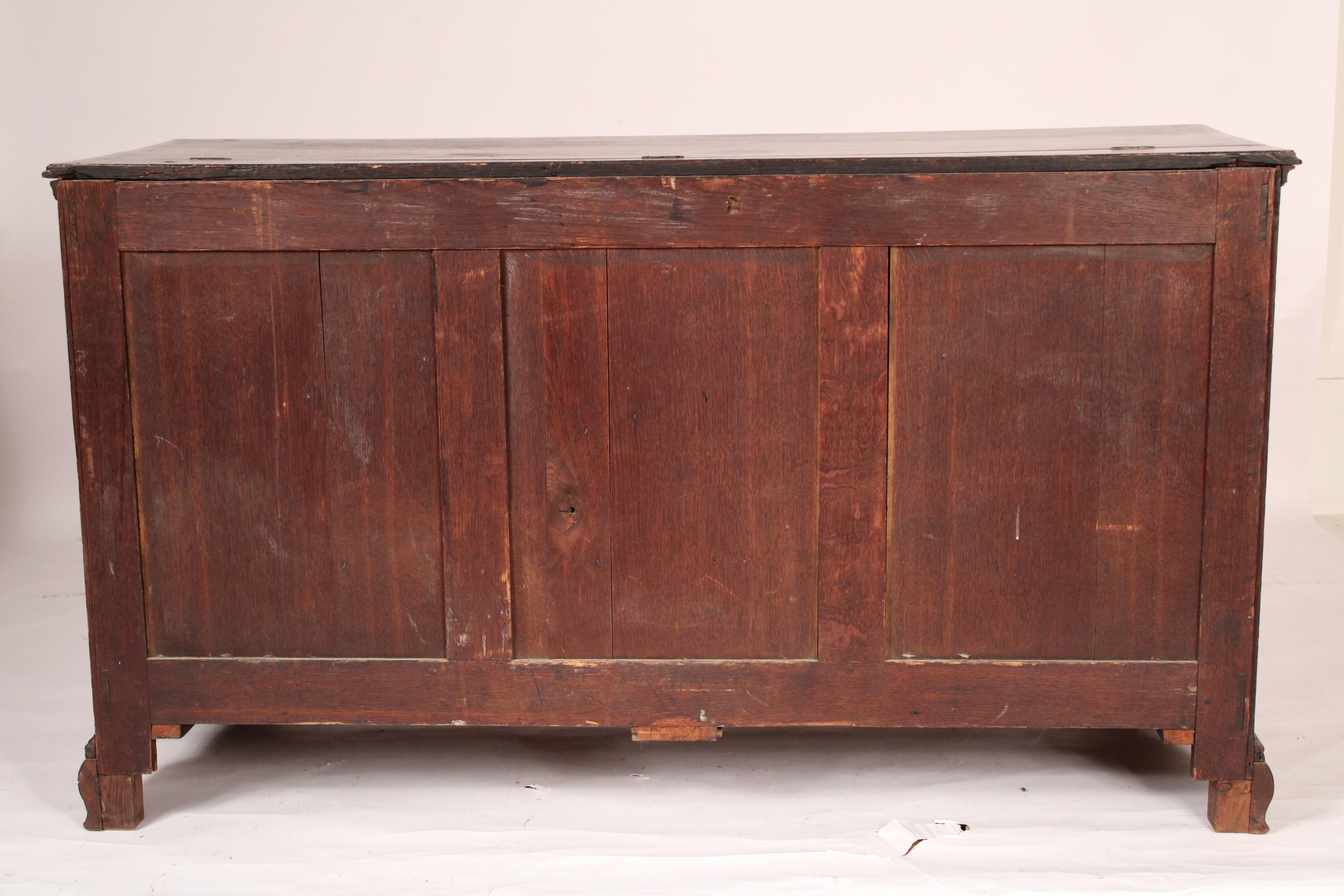 Antique George III Style Oak Sideboard For Sale 7