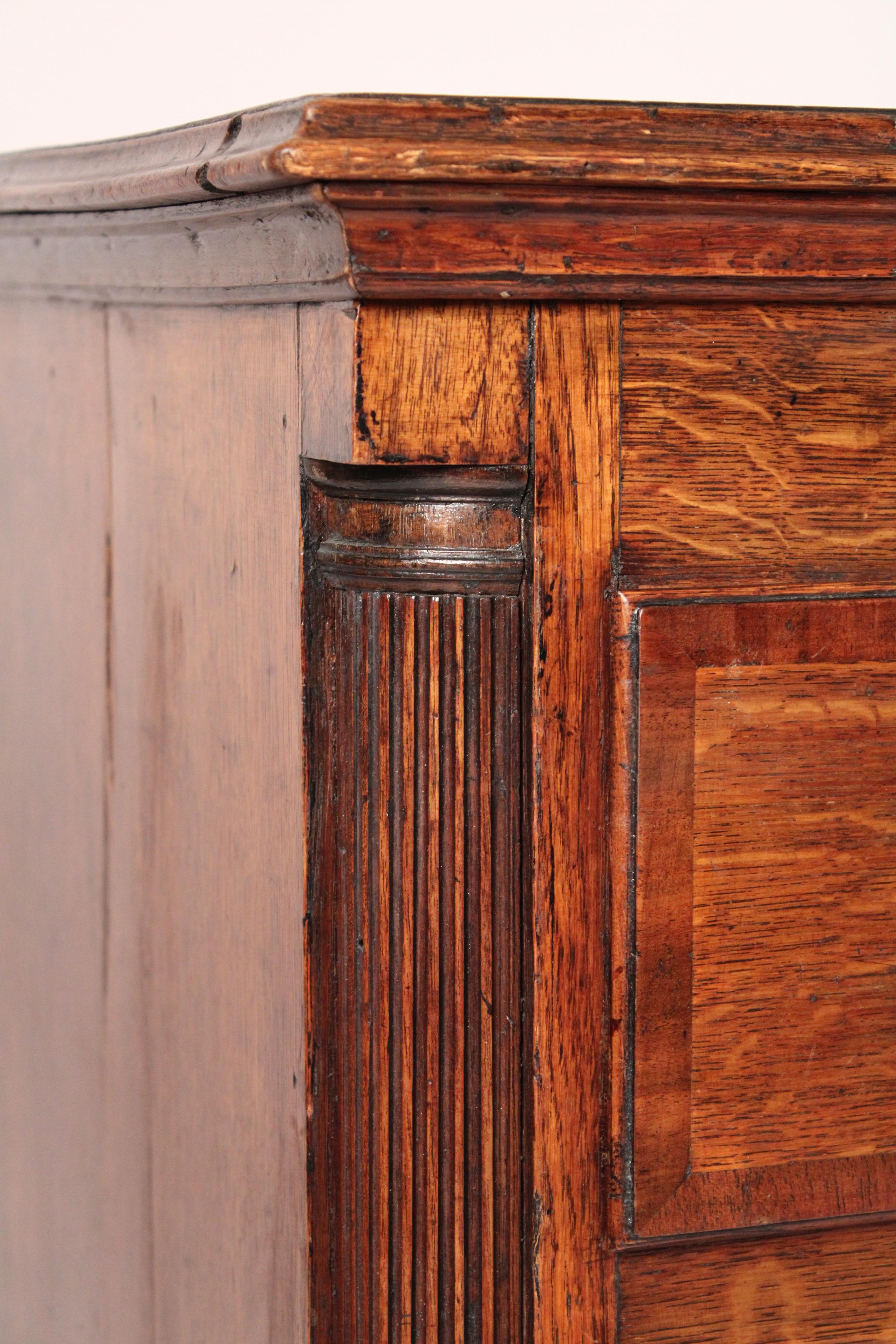 Antique George III Style Oak Sideboard For Sale 3