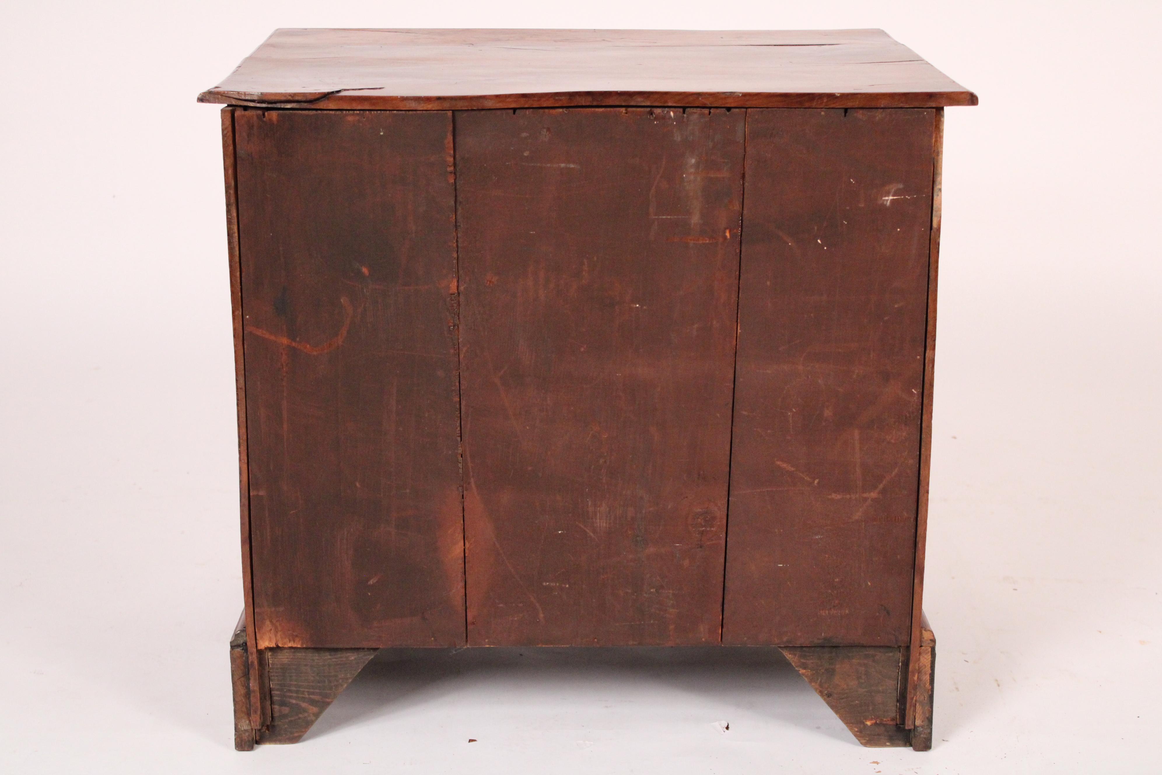 Antique George III style Yew Wood Chest of Drawers / End table For Sale 6