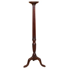 Antique George III Torchere 18th Century Mahogany Georgian Plant Stand