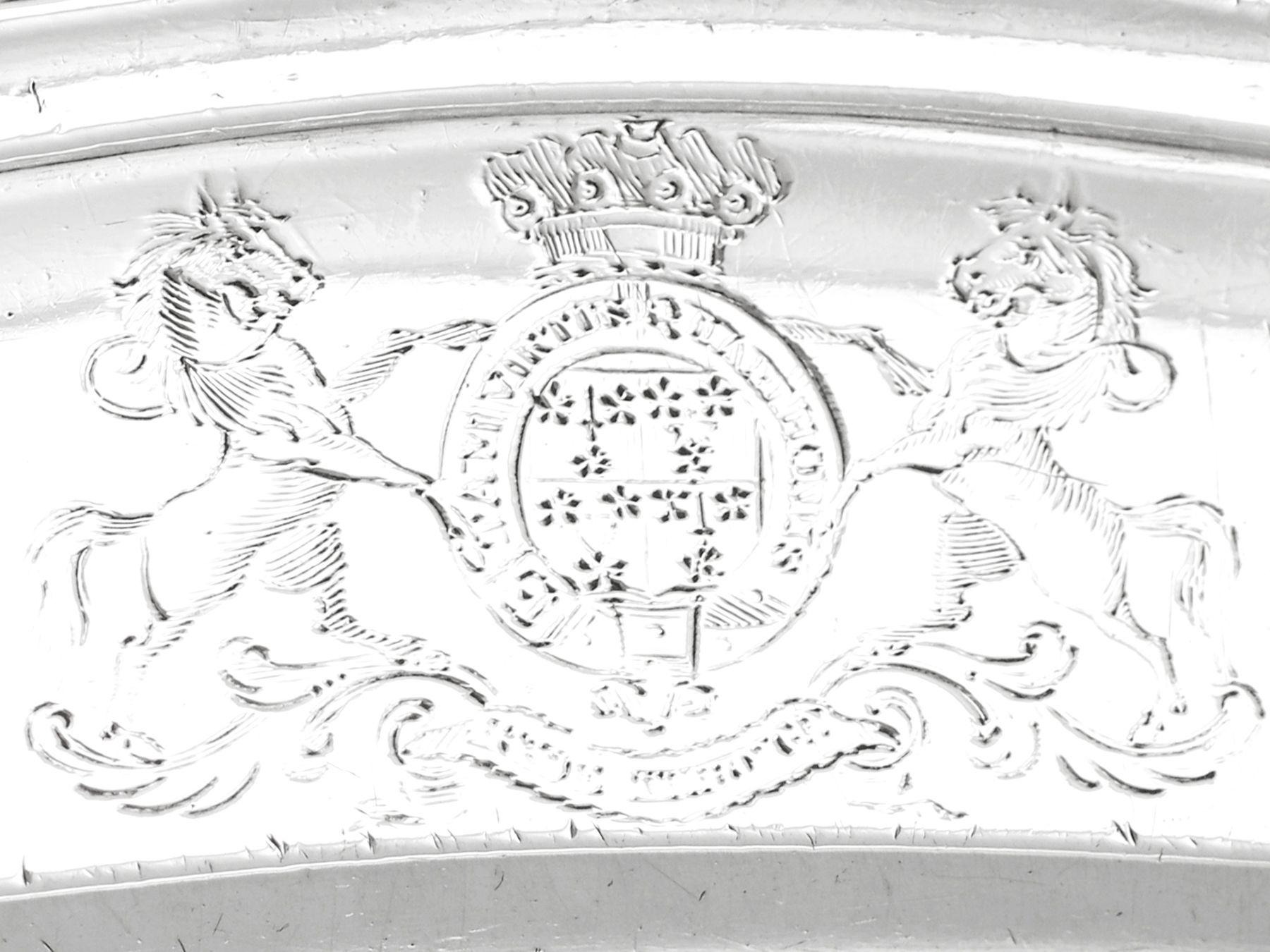 Paul Storr Antique 1825 Sterling Silver Platter 1