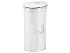 Antike George IV 1826 Nussbaumstreuer aus Sterlingsilber, 1826