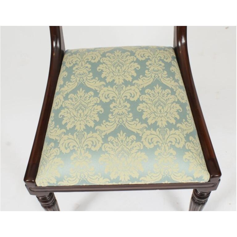 Ancienne table de salle à manger George IV et 6 chaises C1820 19ème siècle en vente 9