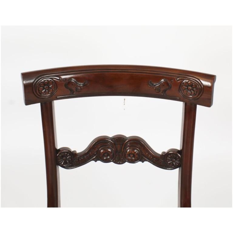 Ancienne table de salle à manger George IV et 6 chaises C1820 19ème siècle en vente 10