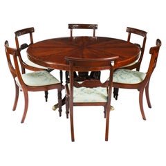 Antique George IV Dining Table & 6 chairs C1820 19th Century