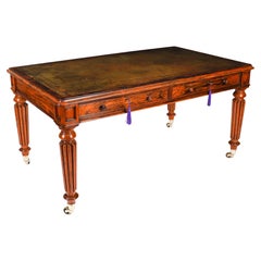 Antique George IV Goncalo Alves Writing Table Desk Early 19th Century