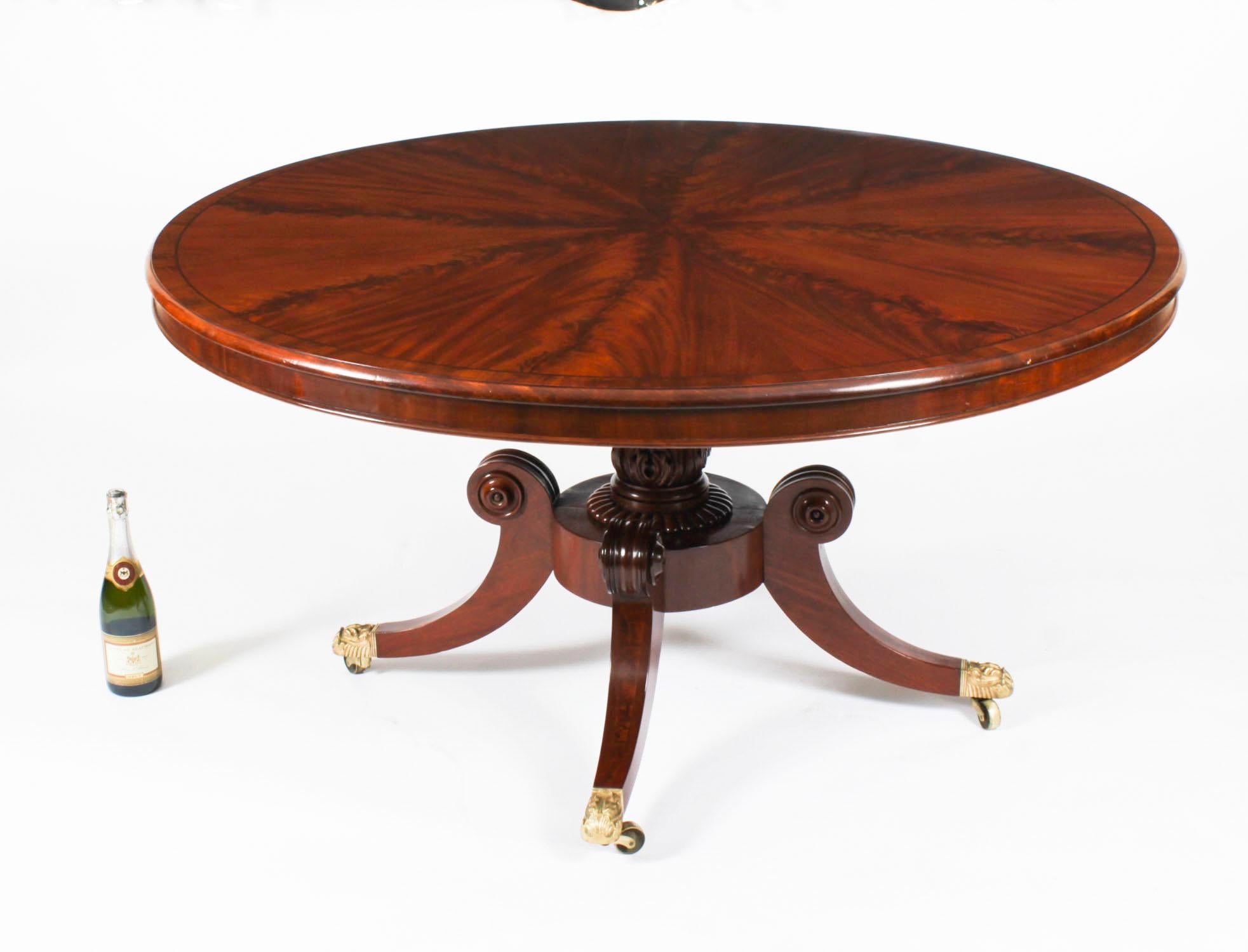 Antique George IV Loo Breakfast Dining Table Gillows Circa 19th Century For Sale 8
