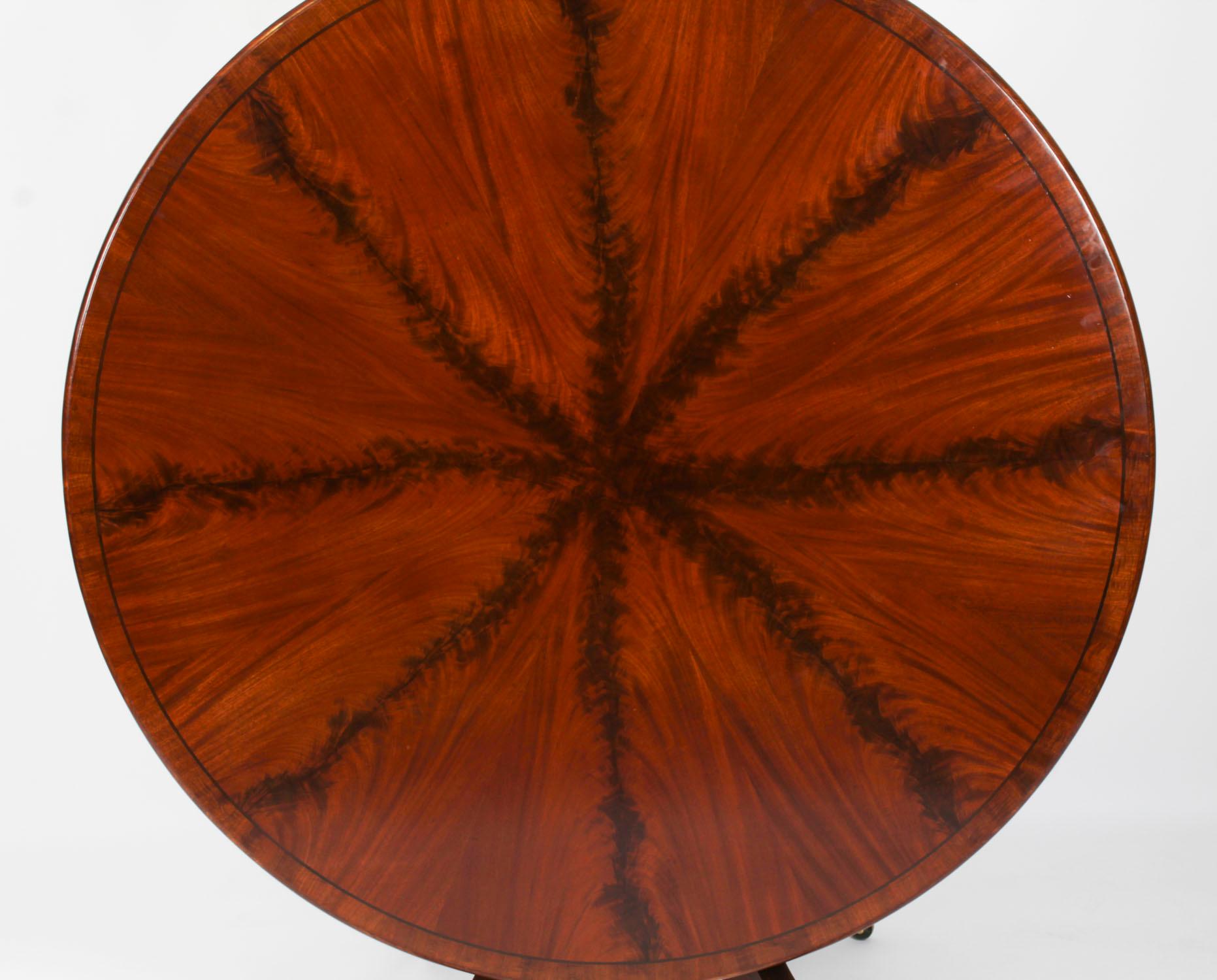 Antique George IV Loo Breakfast Dining Table Gillows Circa 19th Century In Good Condition For Sale In London, GB