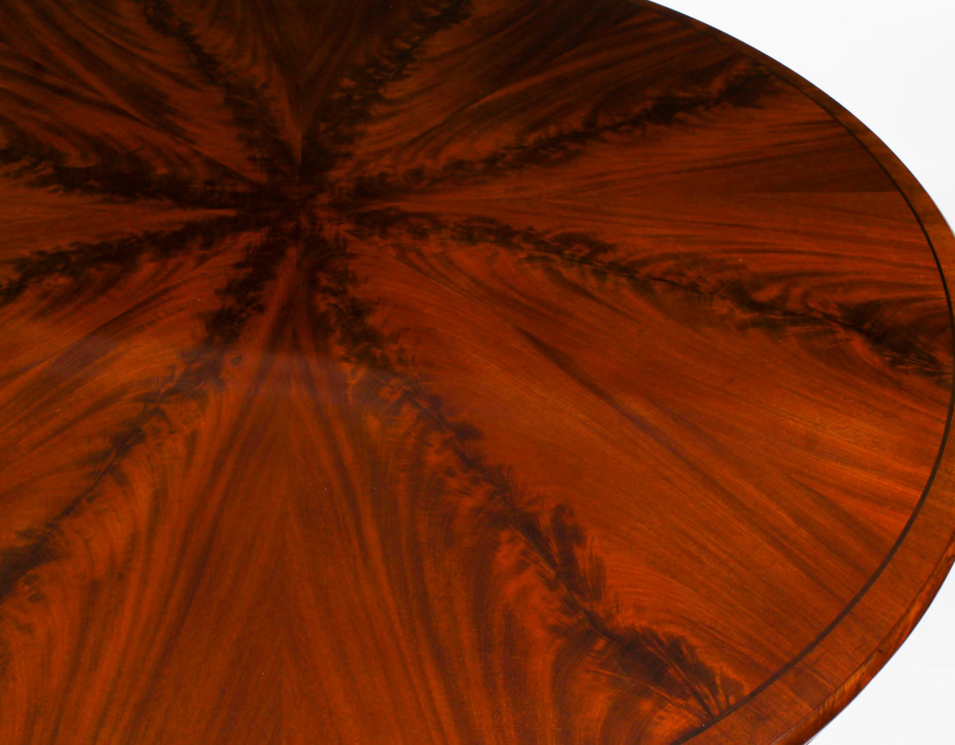 Mahogany Antique George IV Loo Breakfast Dining Table Gillows Circa 19th Century For Sale