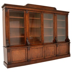 Antique George IV Mahogany Dwarf Bookcase