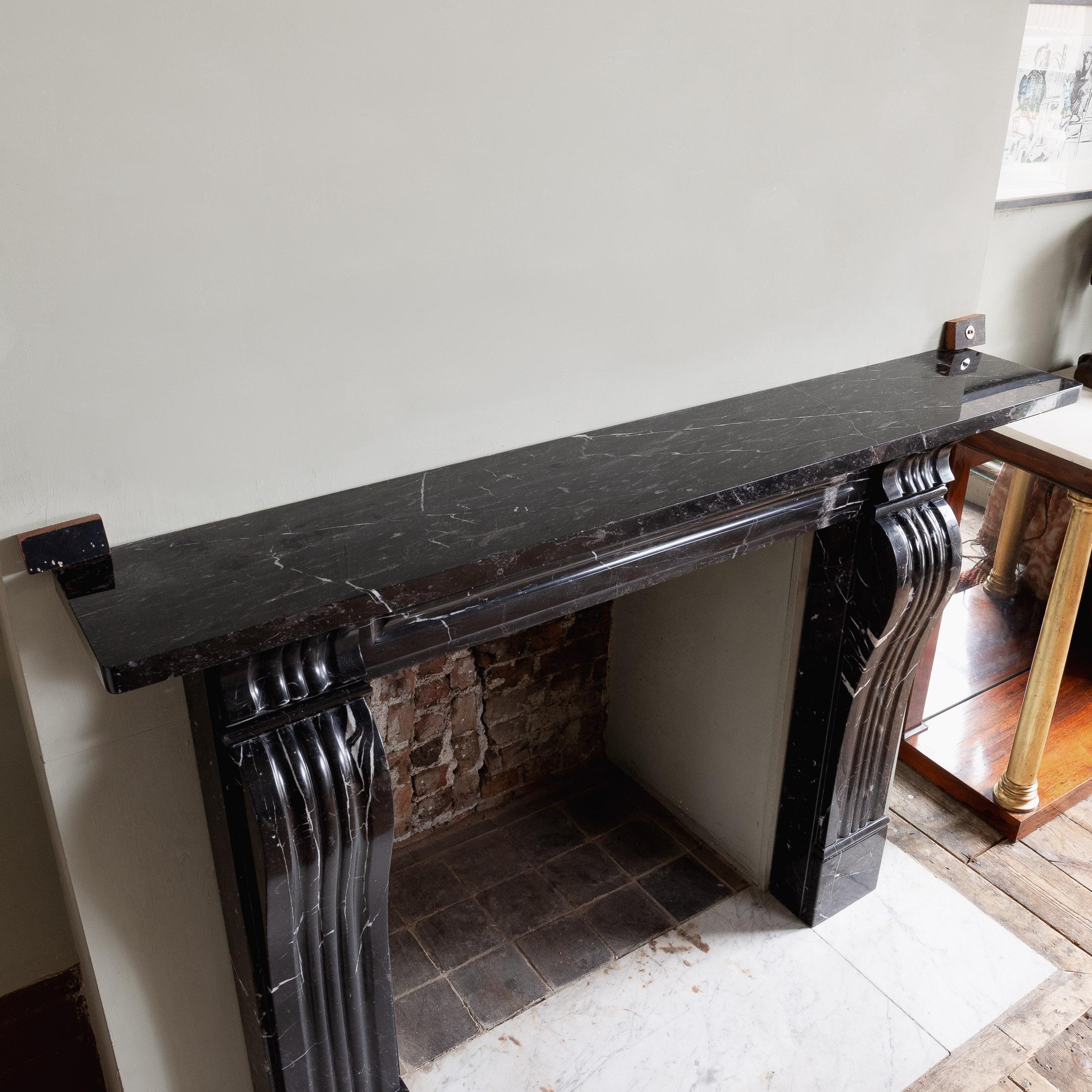 Antique George IV Radstock Black Fireplace For Sale 14